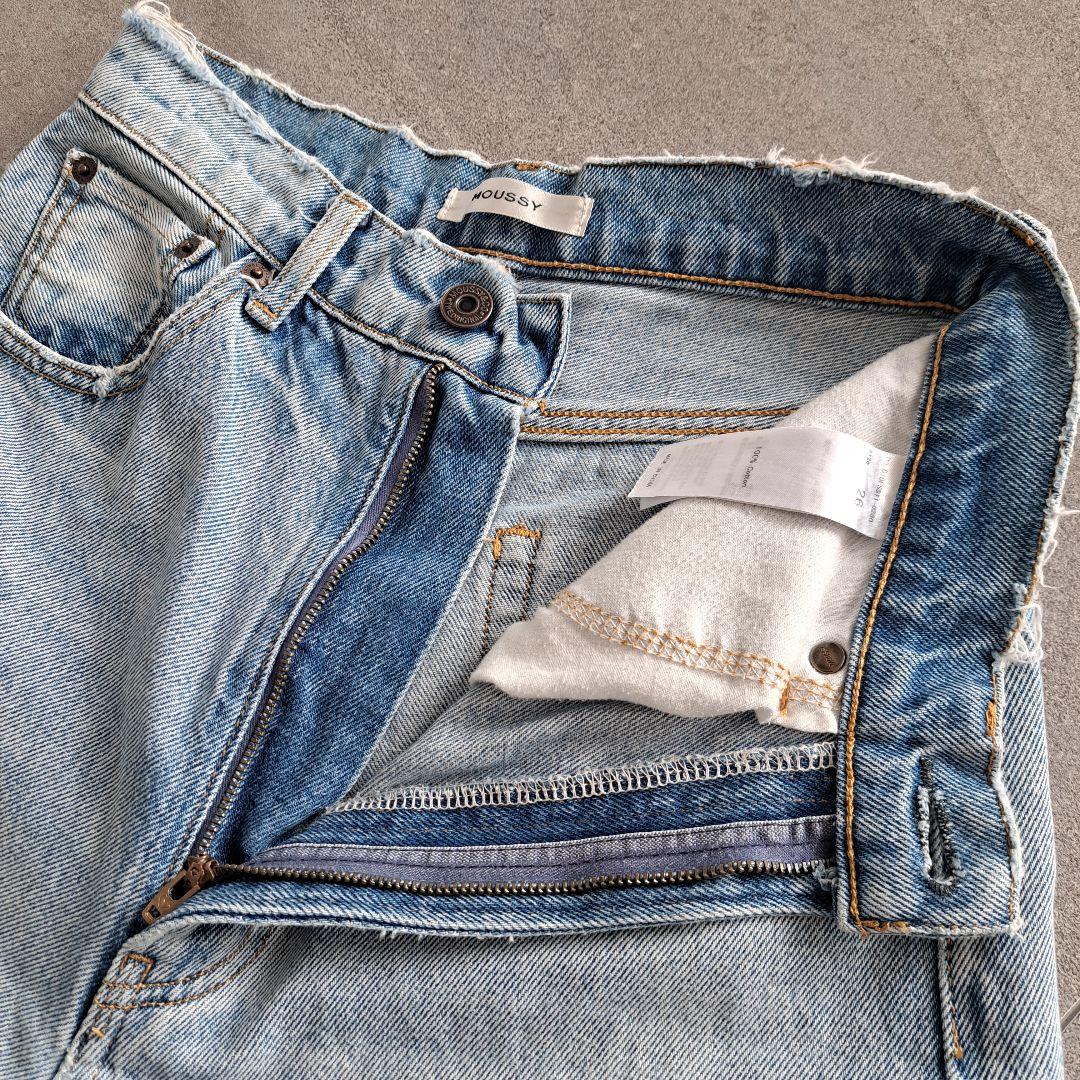 【完売品】HW DAMAGE LOOSE STRAIGHT マウジー　26