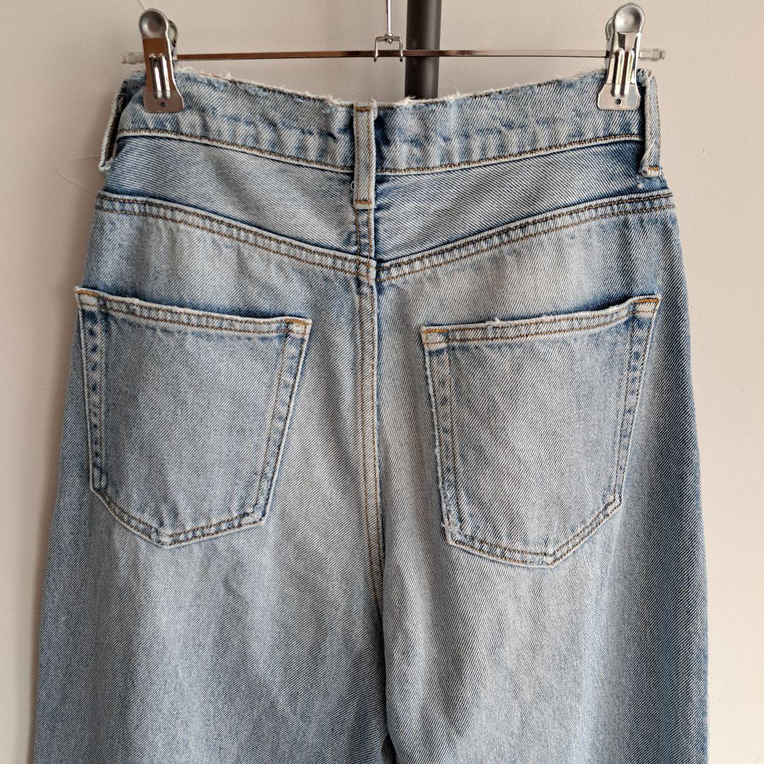 【完売品】HW DAMAGE LOOSE STRAIGHT マウジー　26