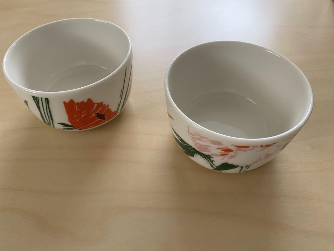 マリメッコ　新品　Puutarhakutsut ボウル 250ml 2個セット