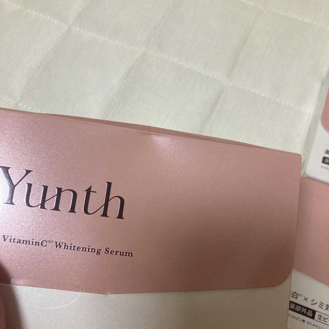 新品，未開封品　ユンス　生ビタミンC美白美容液　３箱セット
