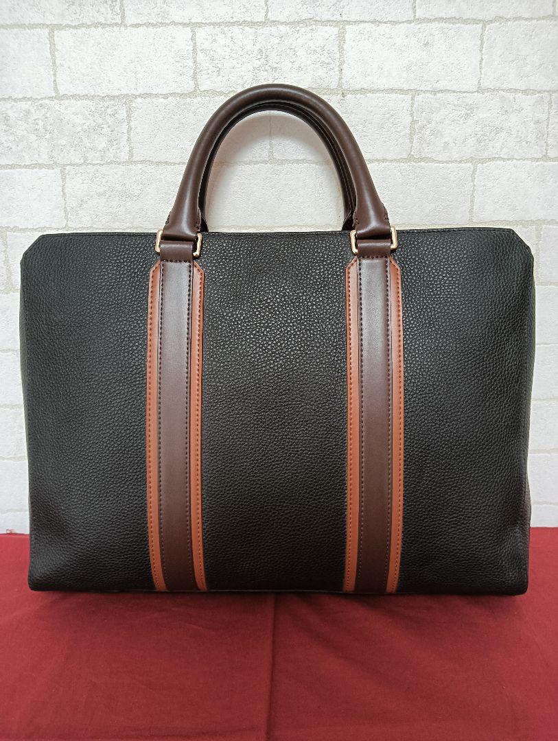 美品! ポール・スミスPaul Smith レザー ブリーフケース ブラック
