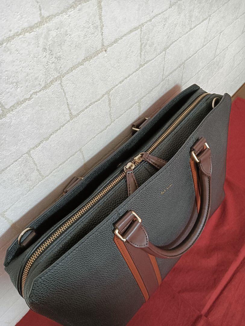美品! ポール・スミスPaul Smith レザー ブリーフケース ブラック