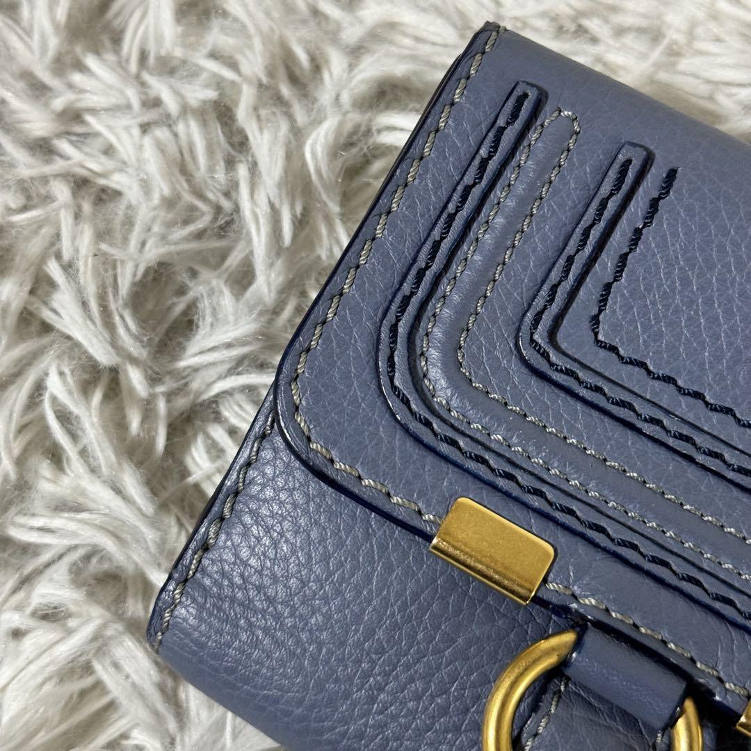 未使用✨Chloe クロエ　MARCIE マーシー　三つ折り財布　レザー