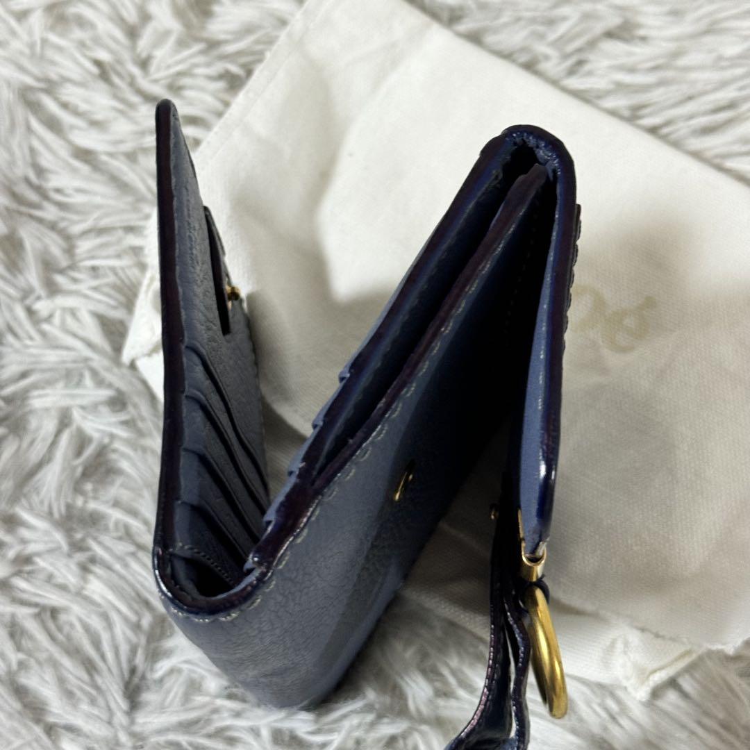未使用✨Chloe クロエ　MARCIE マーシー　三つ折り財布　レザー