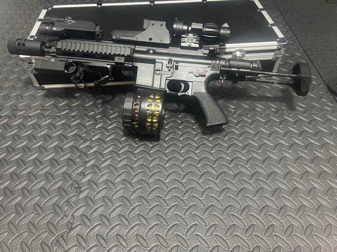 東京マルイ次世代電動ガンHK416cやや傷や汚れあり