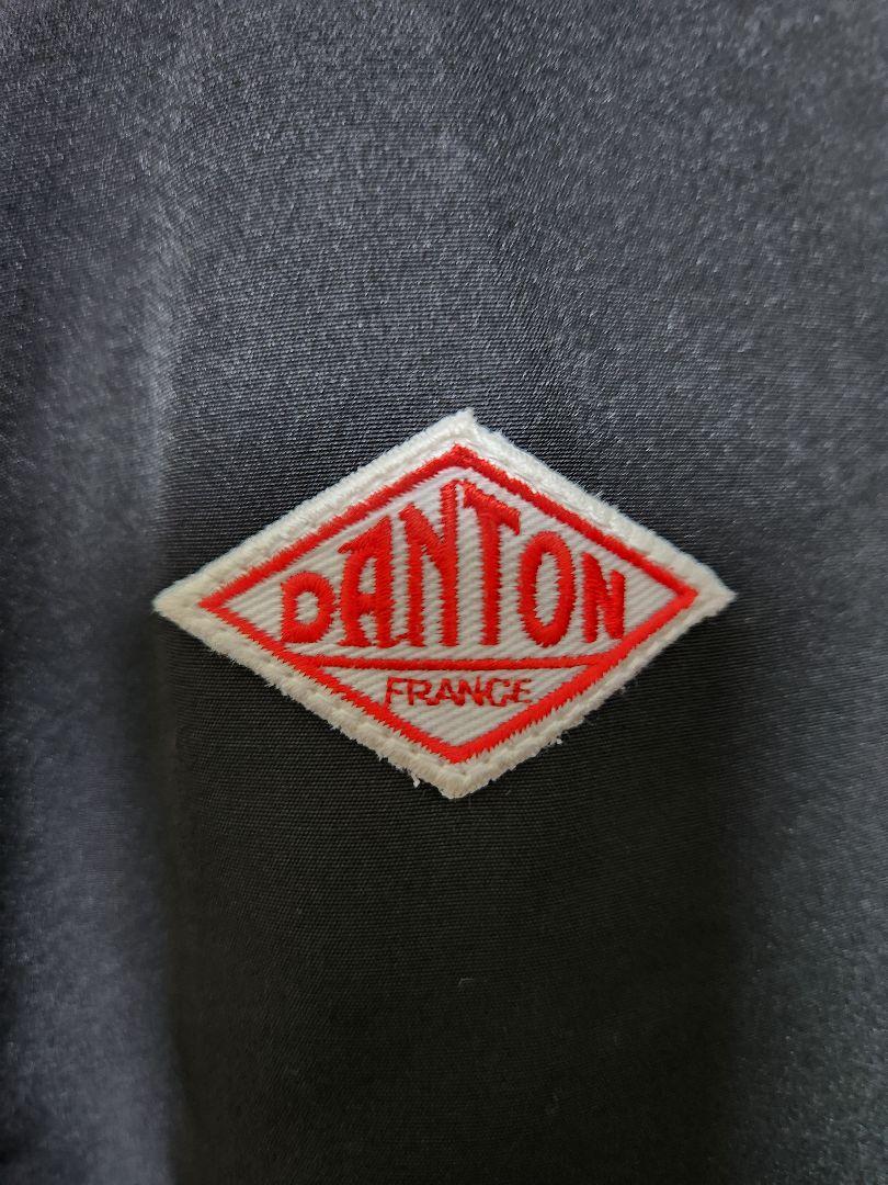 【美品】DANTON　ダントン　アーミーフーデッドダウンジャケット