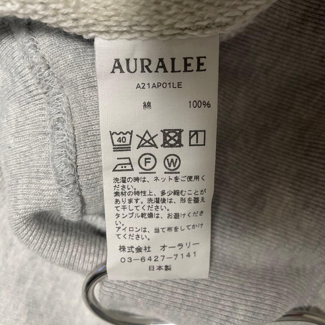 AURALEE スウェット グレー A21AP01LE サイズ 5 AURALEE スウェット グレー A21AP01LE サイズ 5