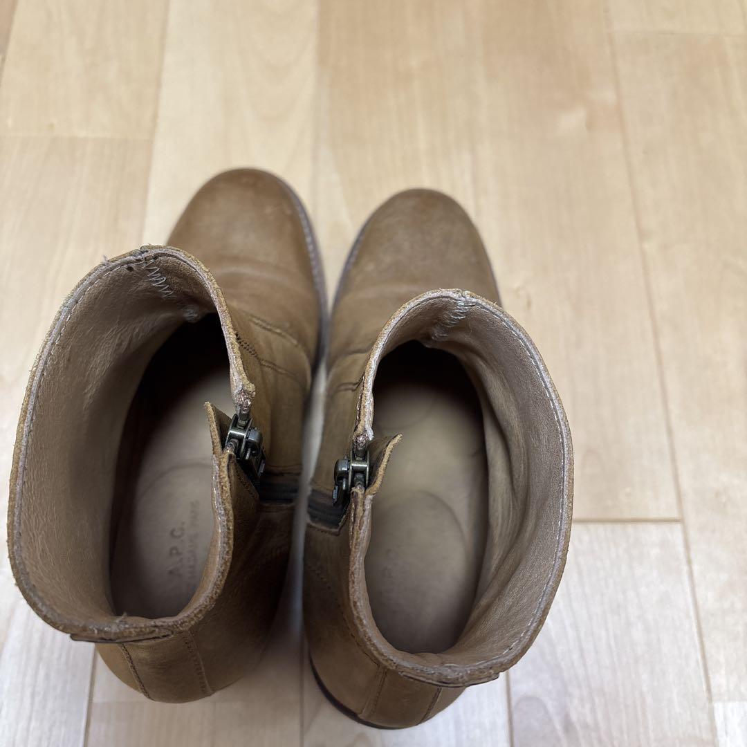 アーペーセー レザー ショートブーツ 24.5cm A.P.C. APC