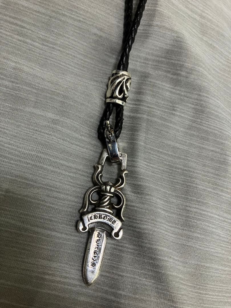 クロムハーツ仕様 革紐 チョーカー ネックレス シルバー925使用 クロムハーツ仕様 革紐 チョーカー ネックレス シルバー925使用