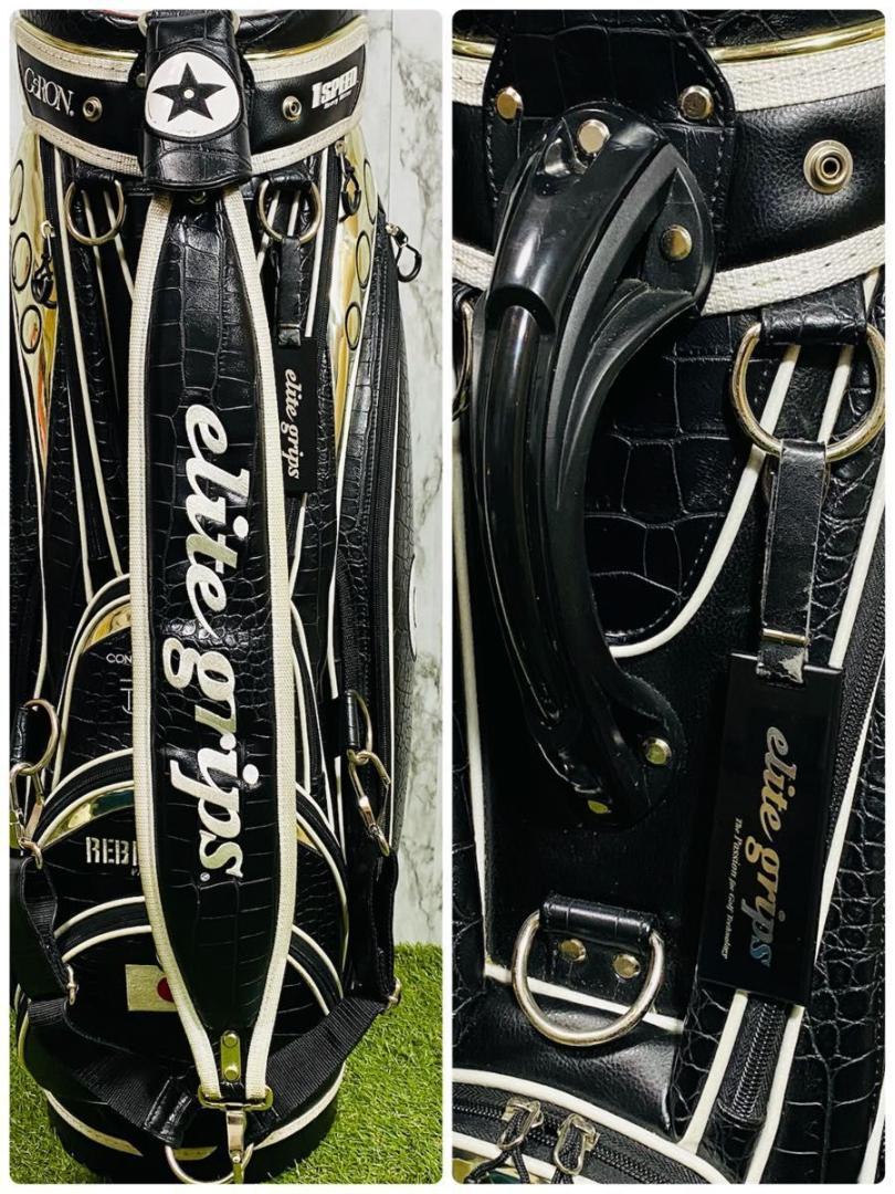 【良品】エリートグリップ ツアーモデル10.5 カート式 キャディバッグ