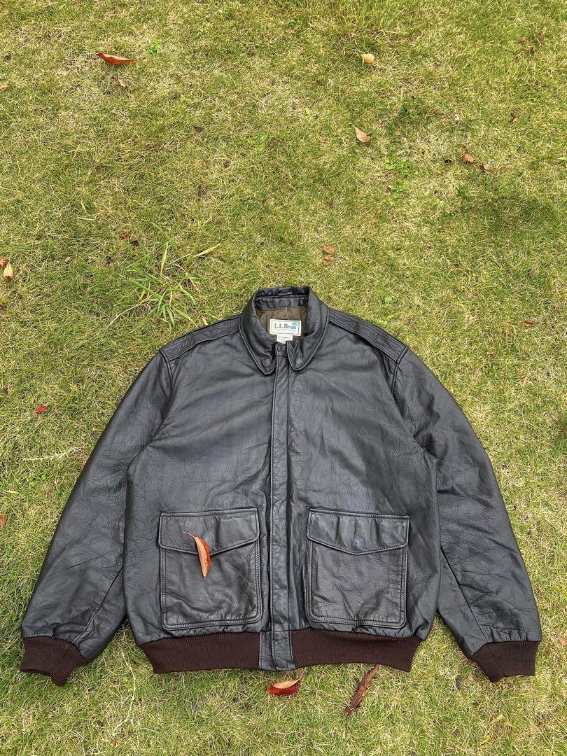 LLbean レザージャケット　A-2 type フライトジャケット