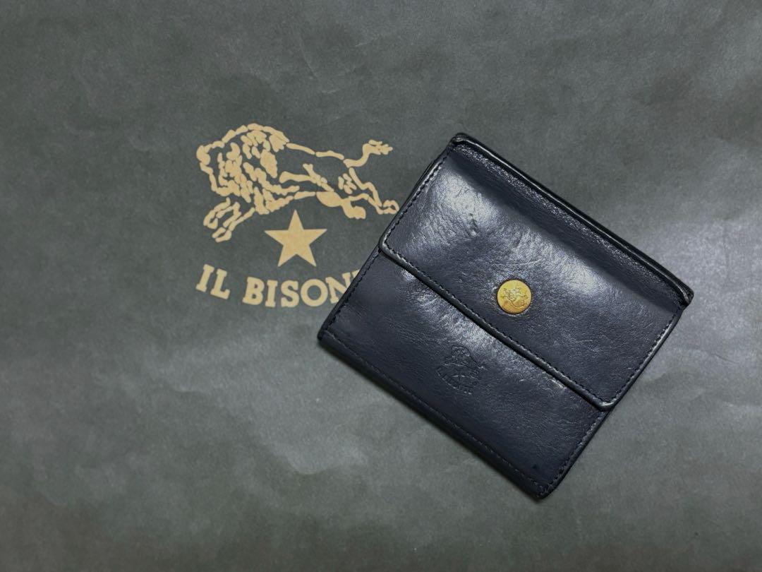 Brandol / IL BISONTE イルビゾンテ 二つ折り財布 本革 レザー