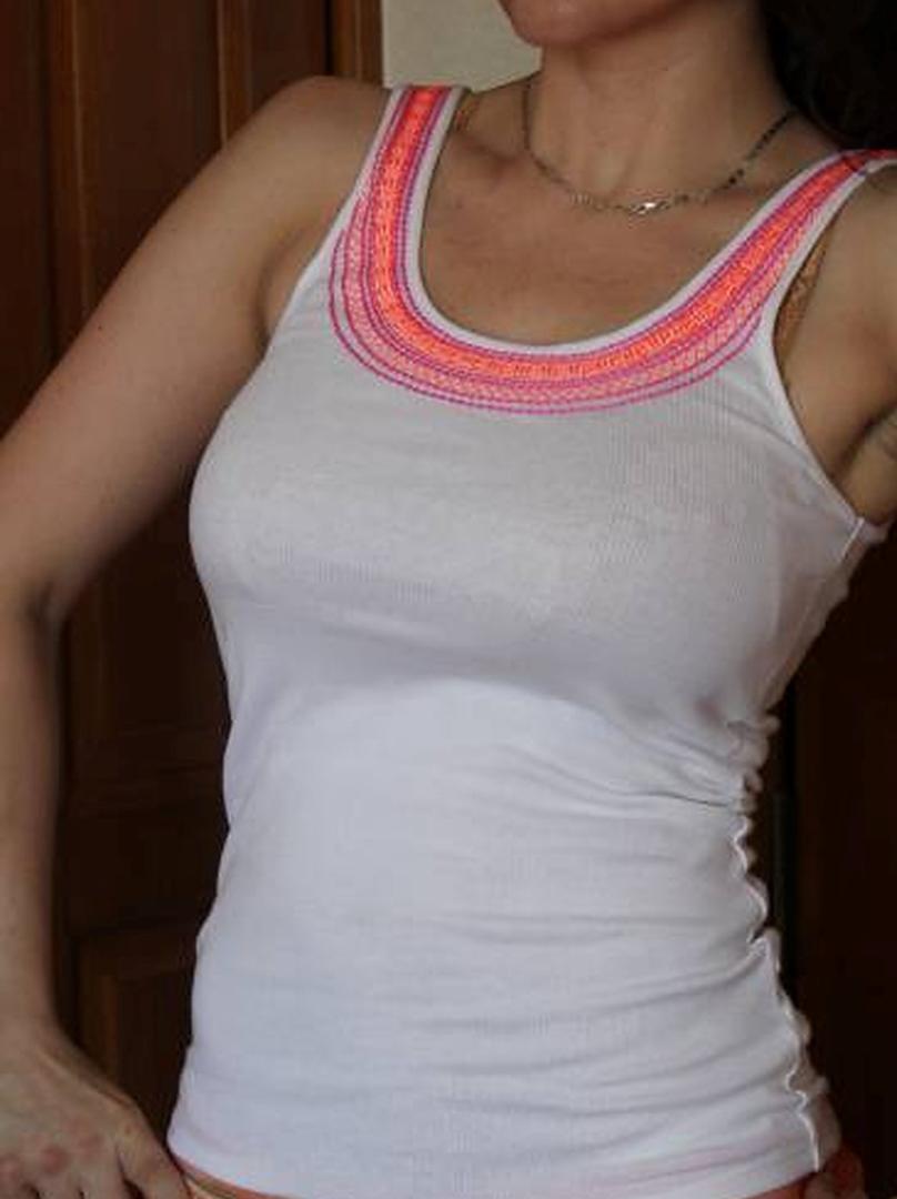 新品★Victoria's secret★白い夏のコットンタンクトップ