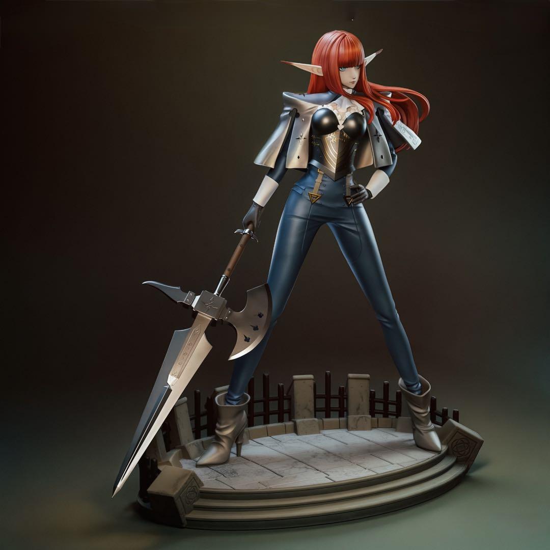 ヒュルケンベルグ 1/8 メタファーリファンタジオ ガレージキット フィギュア ヒュルケンベルグ 1/8 メタファーリファンタジオ ガレージキット