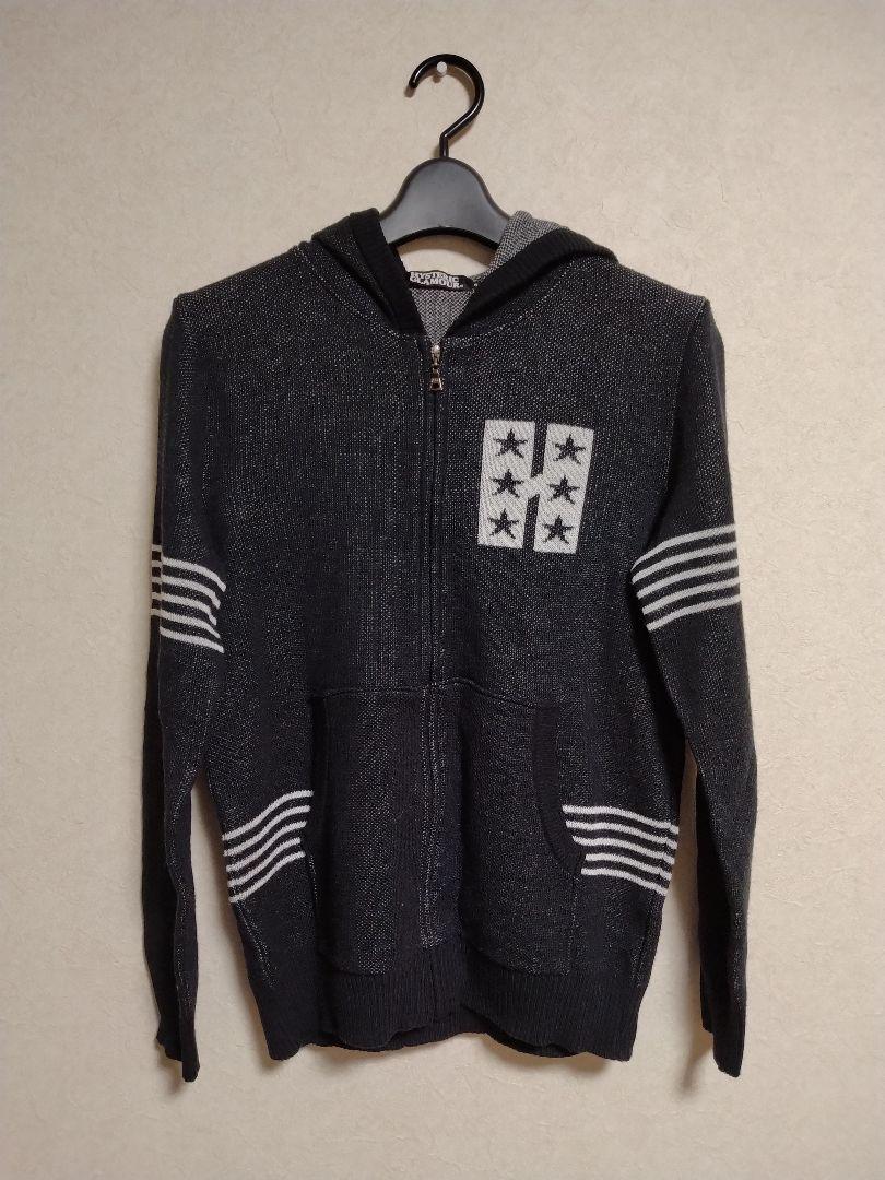 HYSTERIC GLAMOUR ニットジップパーカー