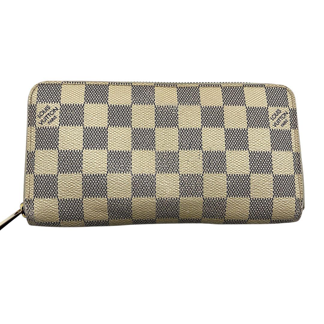 【微美品】ルイヴィトン ダミエ アズール ジッピーウォレット 長財布