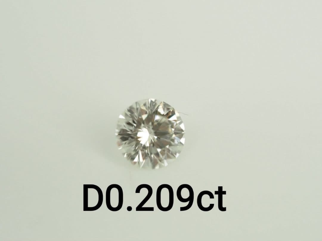 天然ダイヤモンドルース 裸石　NATURAL DIAMOND　D0.209ct