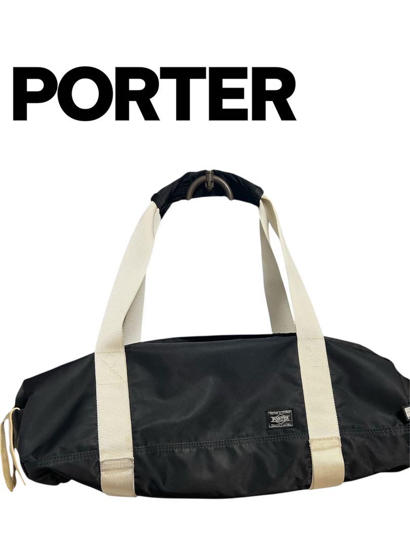 HEAD PORTER シャチ　ブラック ドラムバッグ PORTER ボストンバッグ ブラック ドラムバッグ シャチ - メルカリ