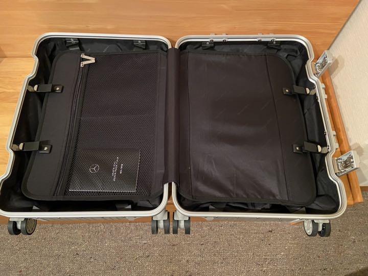 新品未使用 メルセデス ベンツ アルミ スーツケース 機内