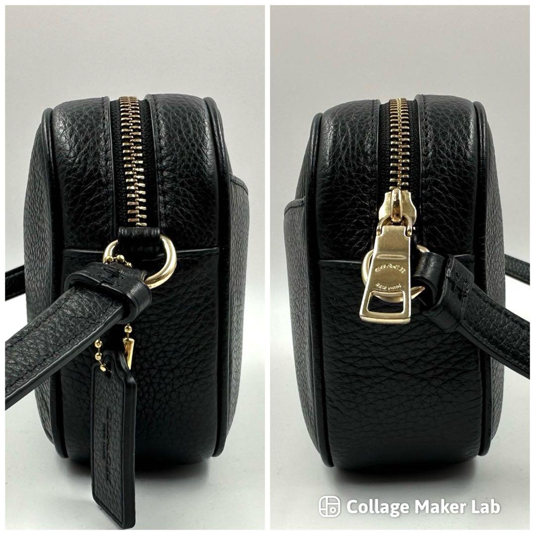 人気商品の中古品・新品・未使用品 ショルダーバッグ 現行極美品】コーチ ミニ シボ革 ジェイミー バッグ