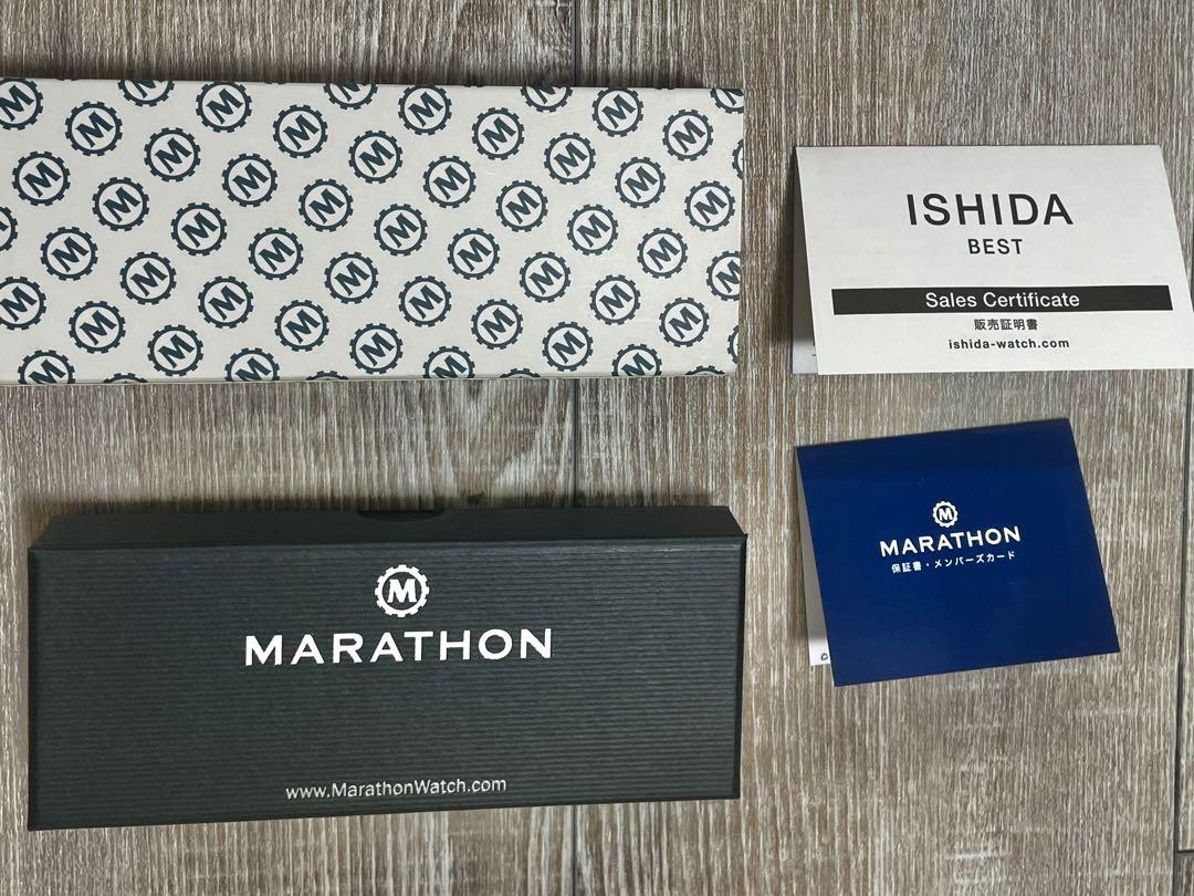 MARATHON クォーツ腕時計 ブラック