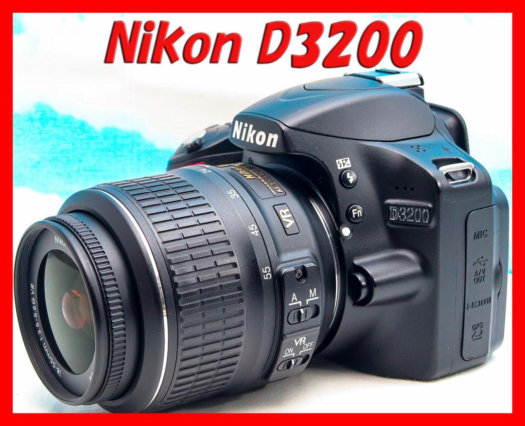 高画質一眼レフ⭐️Nikon D3200⭐️スマホ転送できる♪⭐️動画
