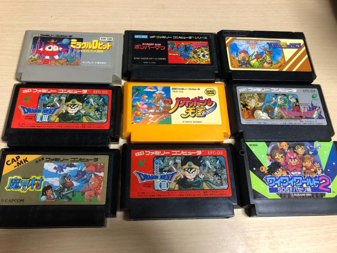 ファミコン　ジャンク　66本まとめ売り　ダブりあり　※ゲーム画面正常に映りません