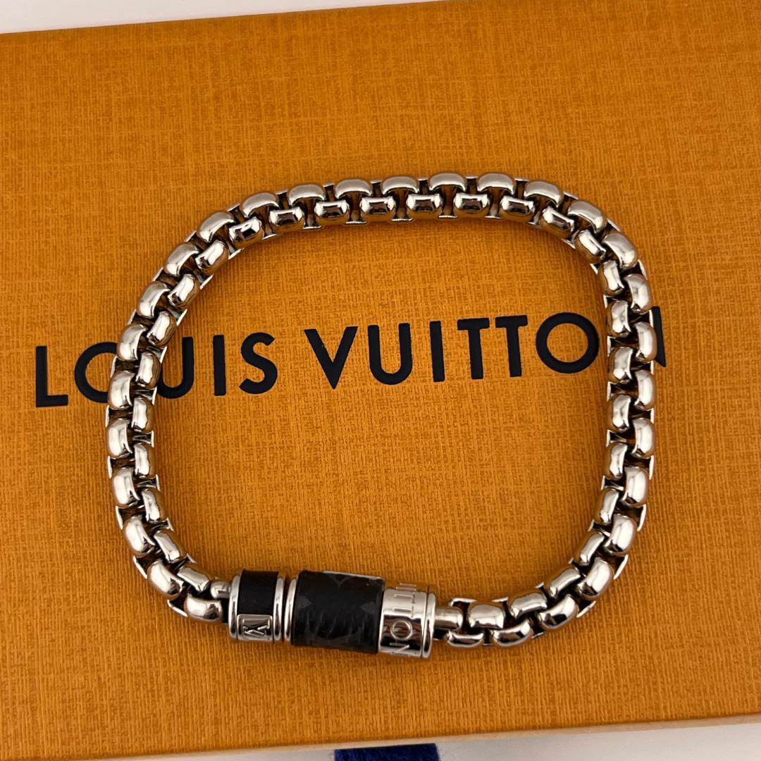 スムーリルイヴィトン チェーン モノグラム エクリプス ブレスレット