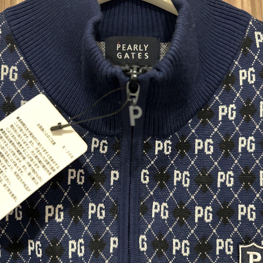 美品】PEARLYGATES防寒ニットブルゾン