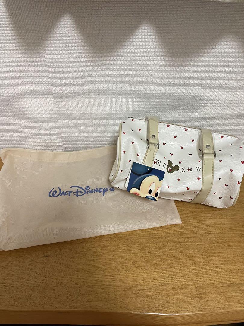 レア　新品タグ付き　ディズニー　ミッキー　ハート柄バッグ