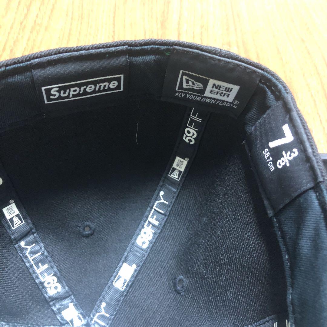 帽子 SUPREME 12AW Zebra Stripe New Era Cap