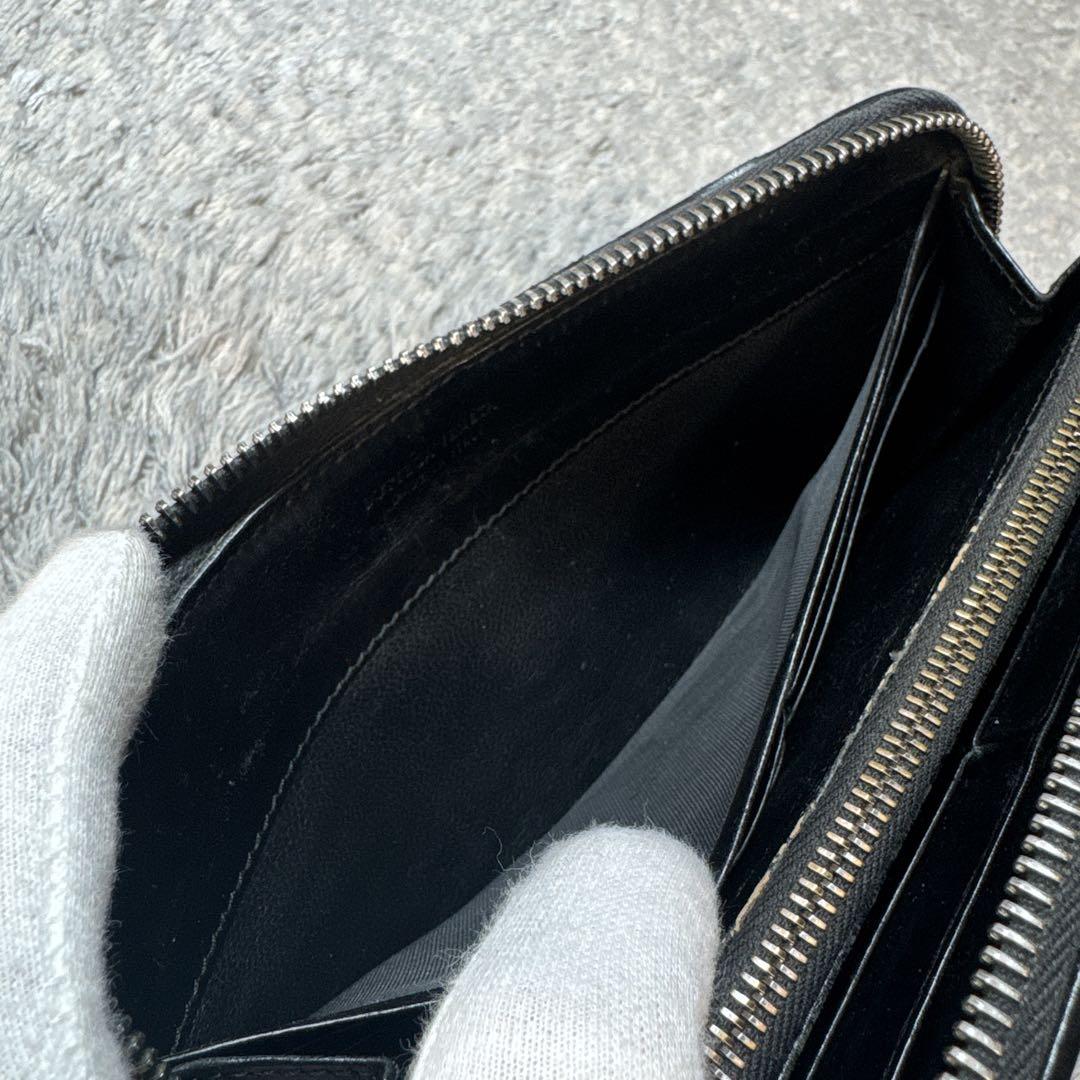 BOTTEGA VENETA ボッテガヴェネタ 長財布 イントレチャート 黒