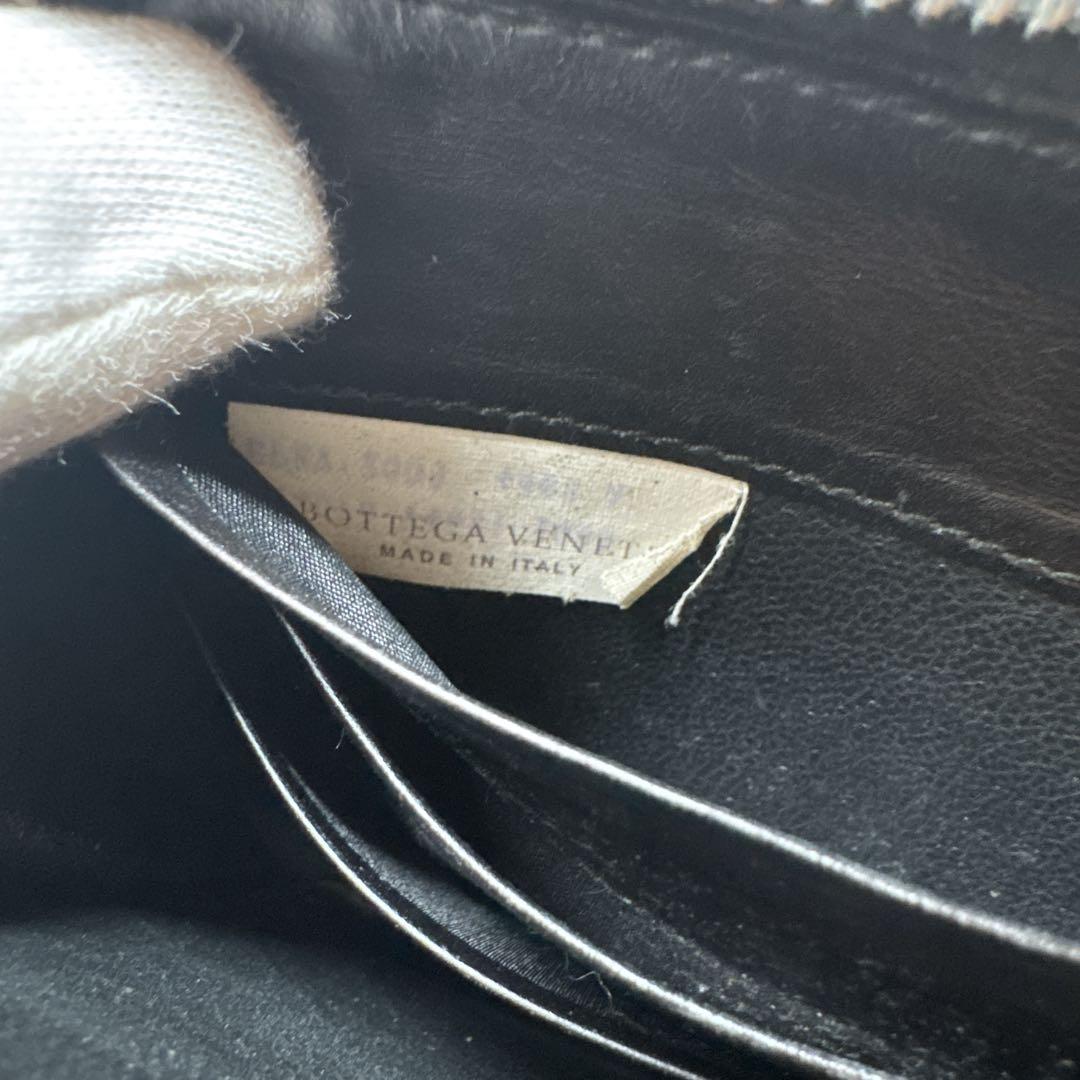 BOTTEGA VENETA ボッテガヴェネタ 長財布 イントレチャート 黒