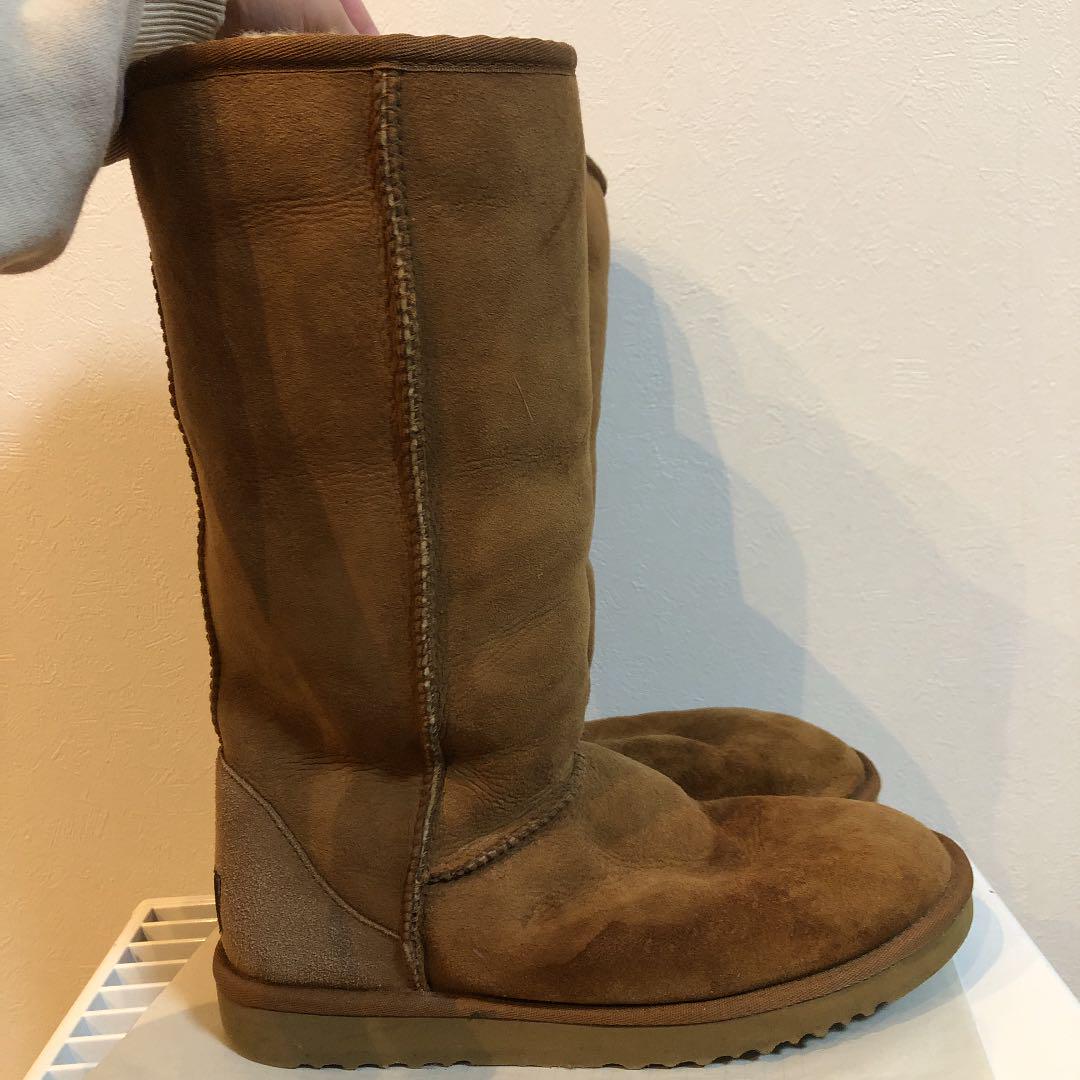低価大得価 美品 UGG ムートンブーツ ロングブーツ 7QtcB-m56118988703 在庫正規品