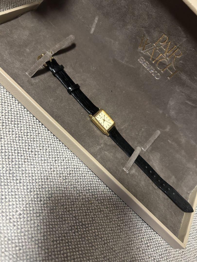 SEIKO ゴールド ブラック 腕時計