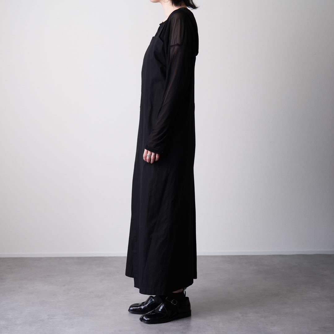 tricotCOMMEdesGARCONS ラップ ロングワンピース コットン