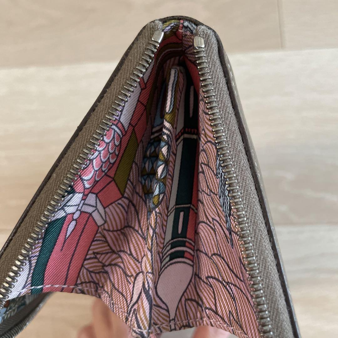 正規品　エルメス HERMES アザップ ロング シルクイン　エトゥープ