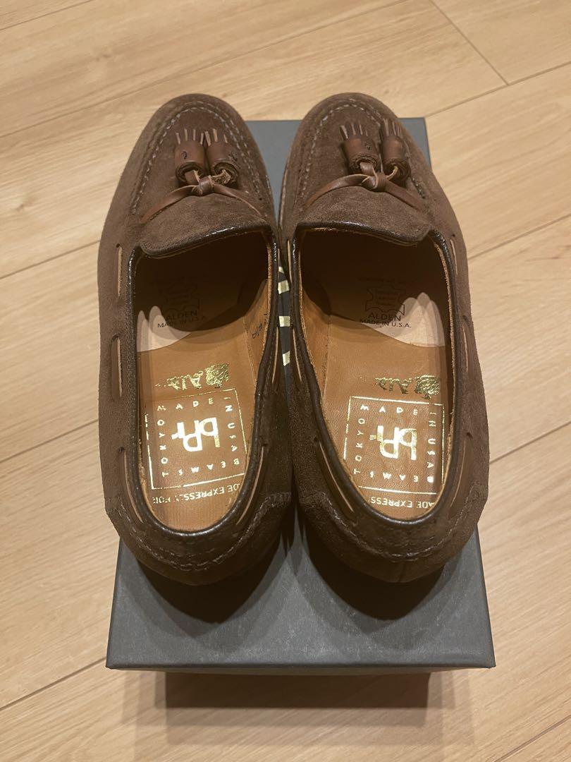 【新品未使用】オールデン タッセル スエード