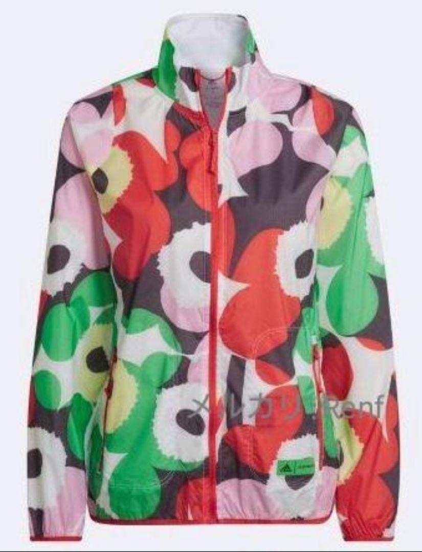 adidas x marimekko ランニングジャケット 日本未入荷 2XOT adidas x marimekko ランニングジャケット 日本未入荷 5XOT