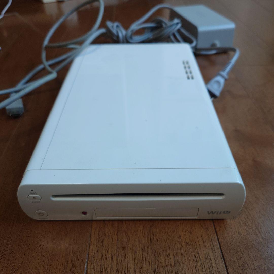 【動作確認済・箱・説明書なし】Wii U 本体＆関連パーツ ホワイト 任天堂