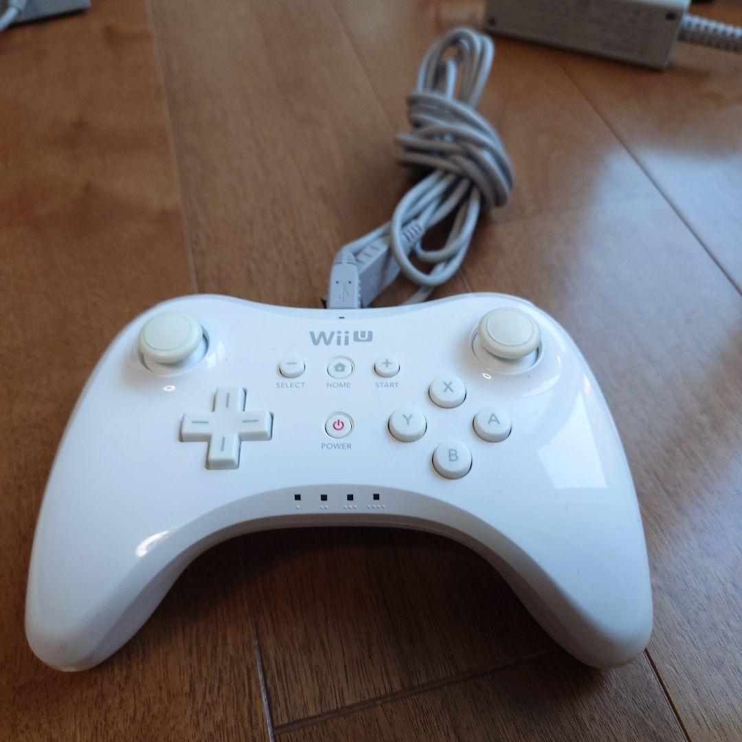 【動作確認済・箱・説明書なし】Wii U 本体＆関連パーツ ホワイト 任天堂
