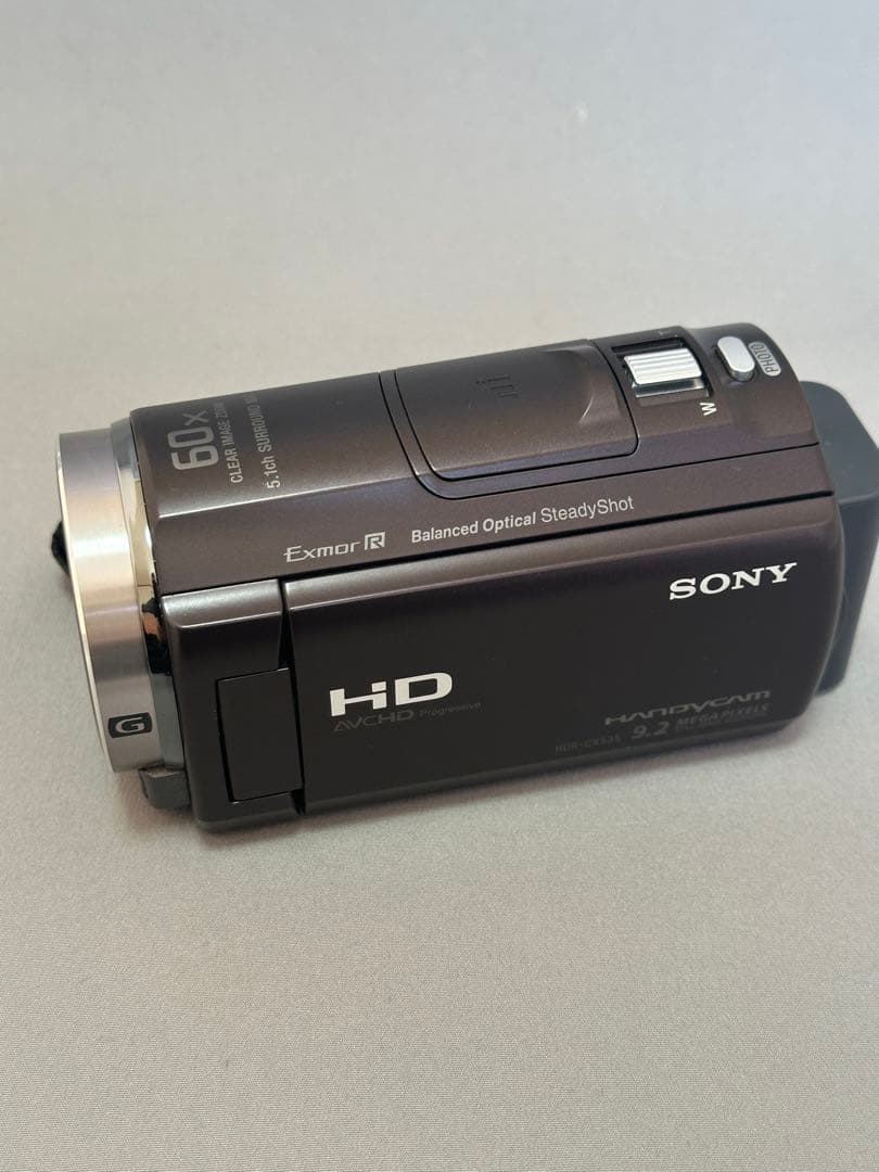 美品【SONY ビデオカメラ】HDR-CX535 60倍ズーム　ケース付 美品 SONY HDR-CX535ビデオカメラ 60倍ズーム