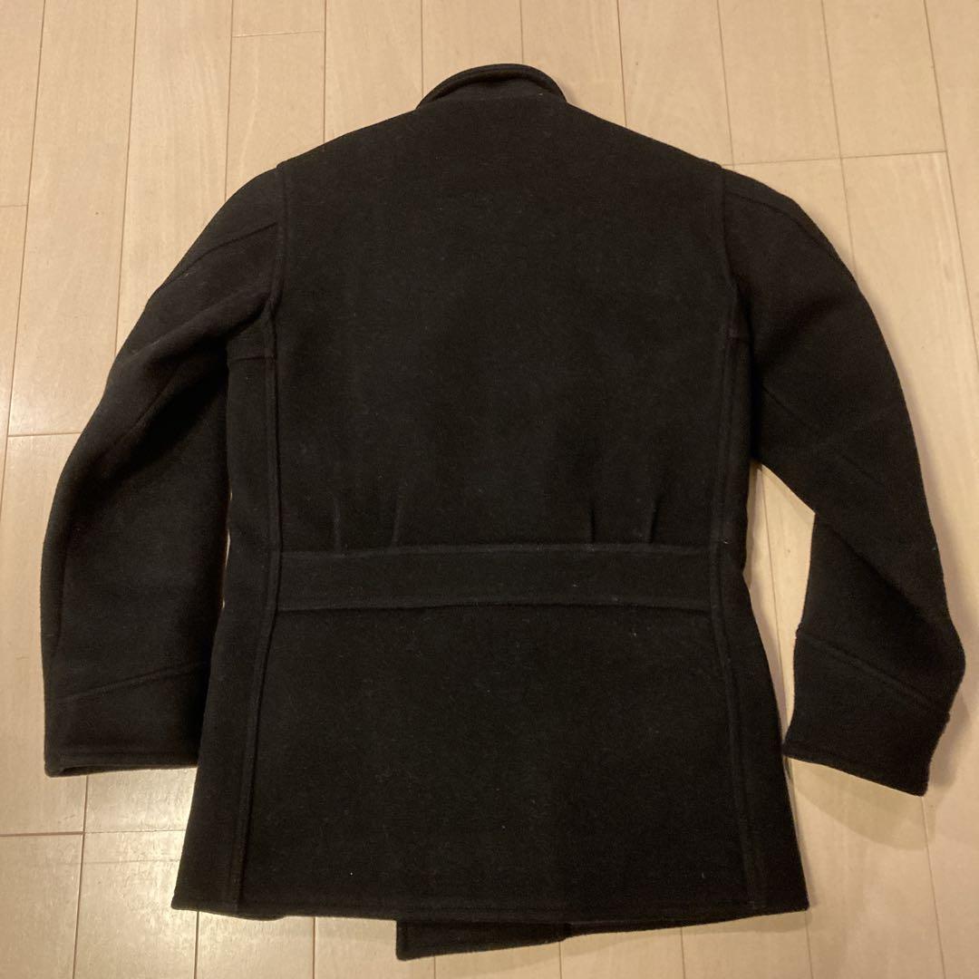 used☆ウエストライド☆ピーコート☆36☆黒