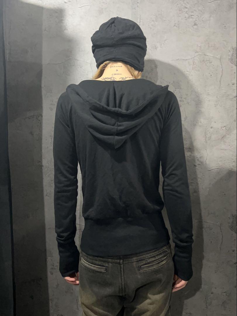 トップス \"Gladnews\"Skull Zip Hoodie