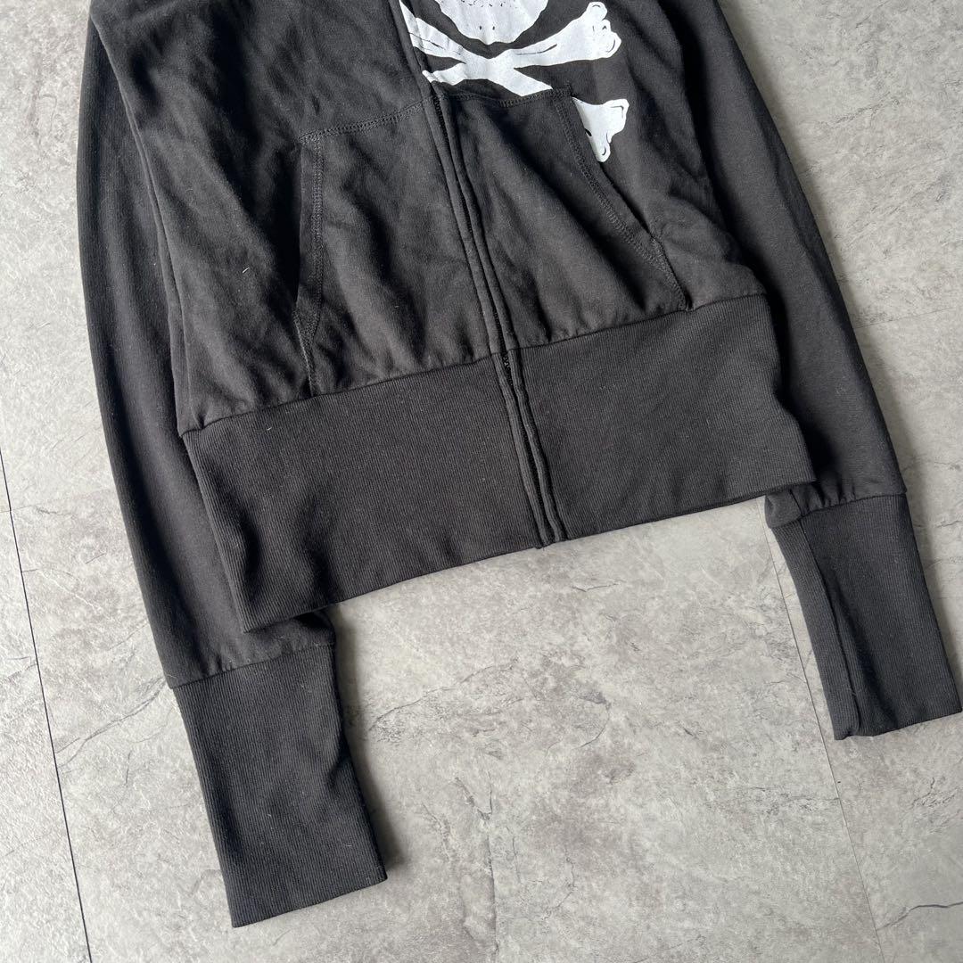 トップス \"Gladnews\"Skull Zip Hoodie