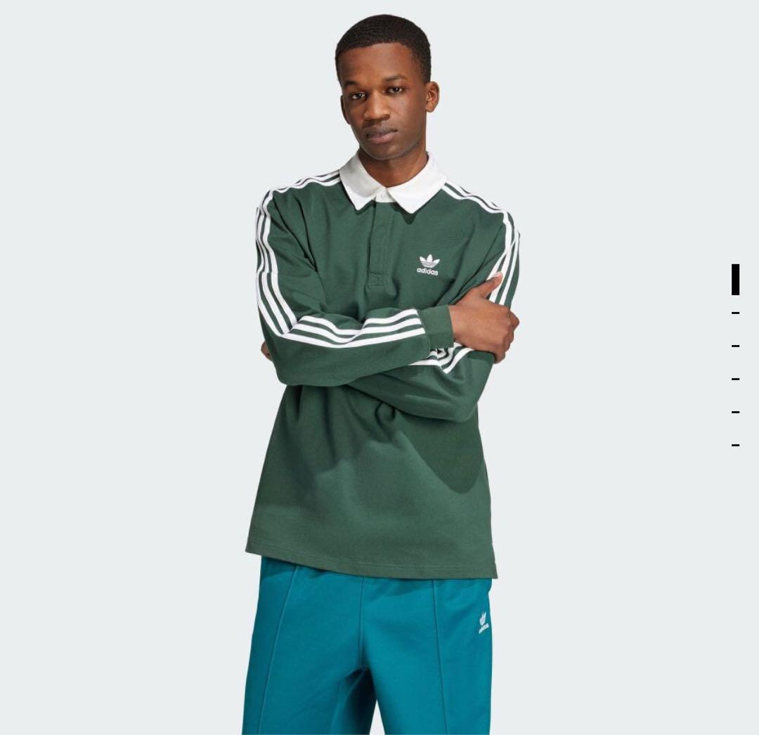 adidas アディカラーラグビーポロシャツ　M 新品未使用