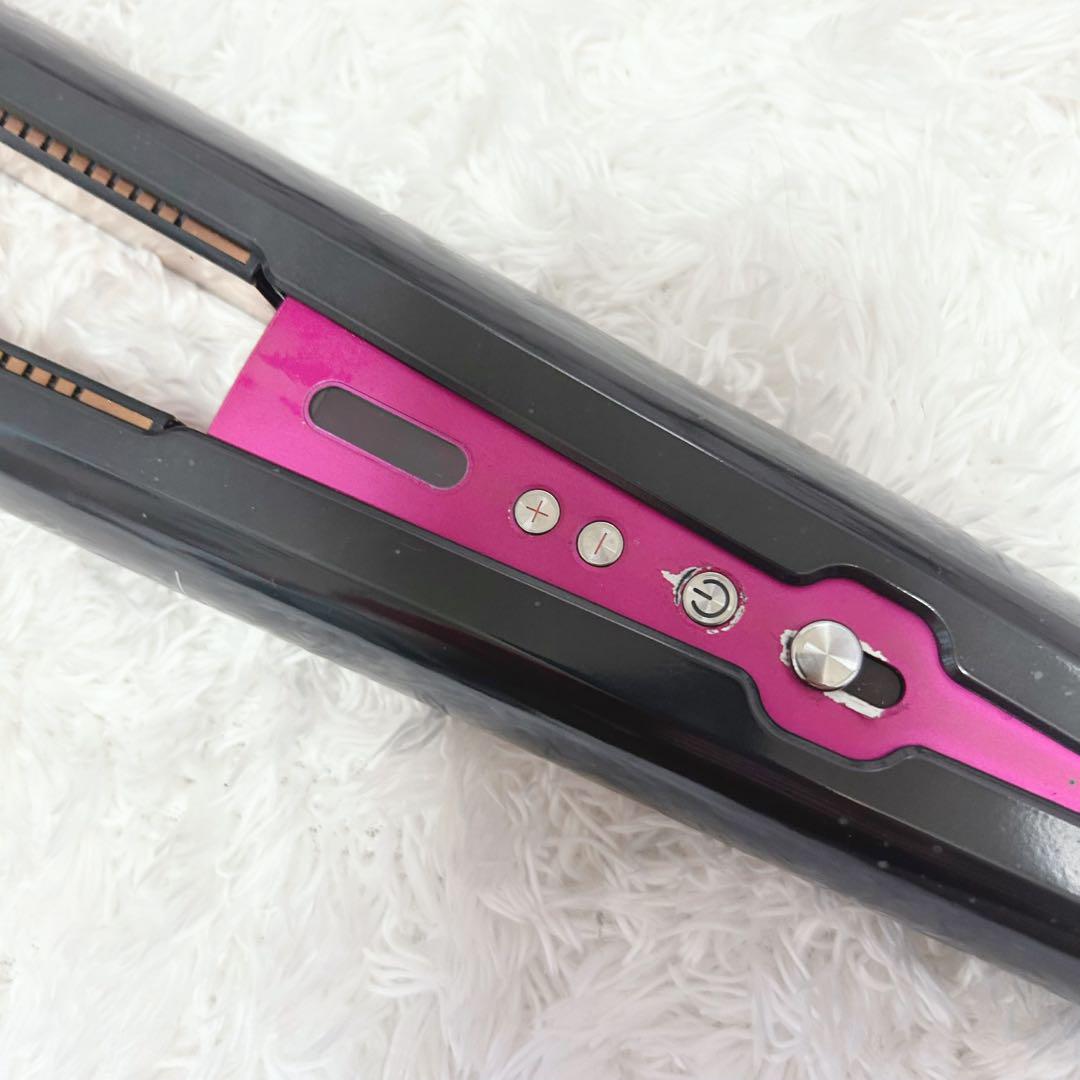 美品ダイソン HS03NF Corrale コードレスヘアアイロン　即購入可 Dyson ヘアアイロン Corrale ブラックニッケル/フューシャ