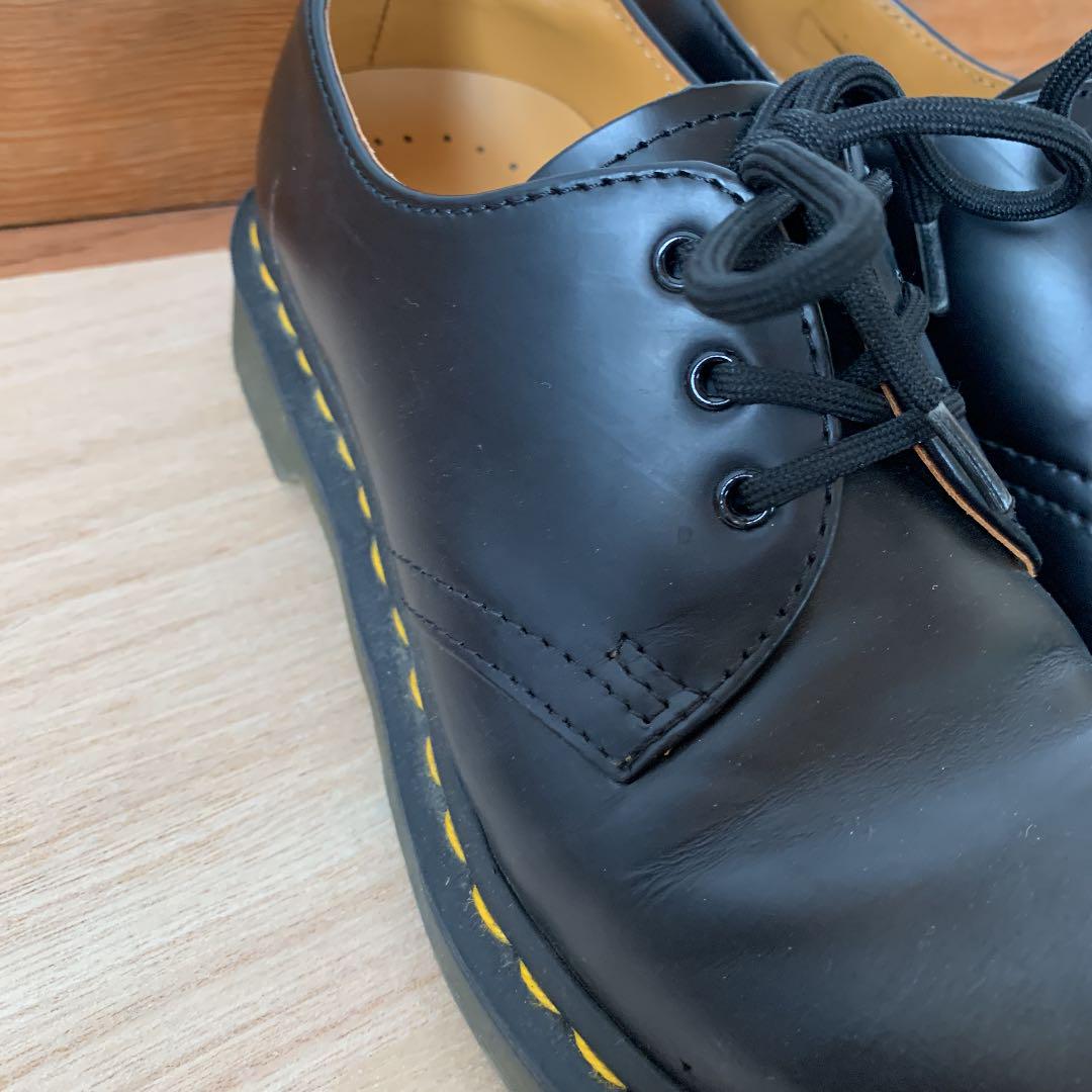 国産日本製 Dr.Martens ドクターマーチン 3ホール UK4 HTFtv-m56132975065 得価日本製