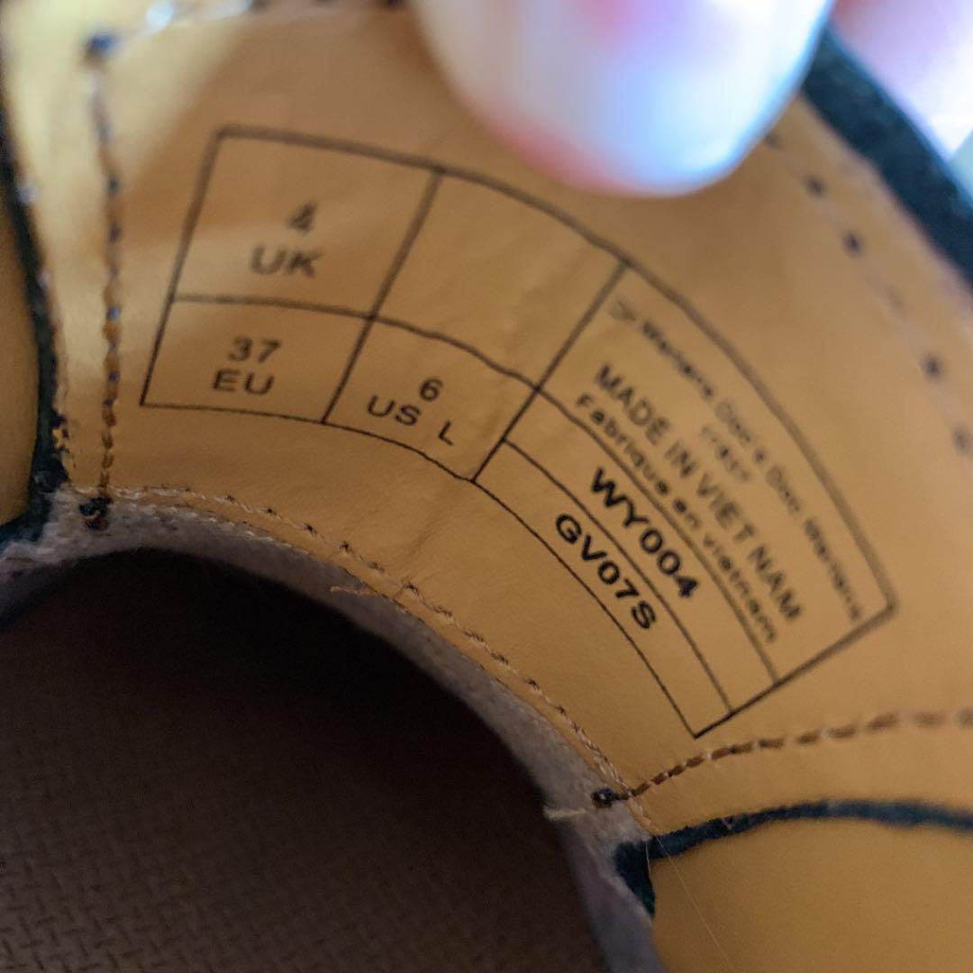 国産日本製 Dr.Martens ドクターマーチン 3ホール UK4 HTFtv-m56132975065 得価日本製