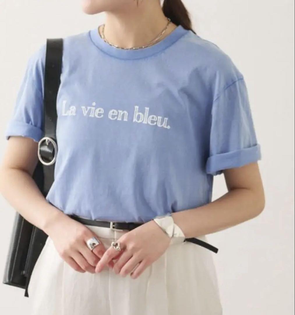 LES PETITS BASICS 新品La vie en blueTシャツ　S